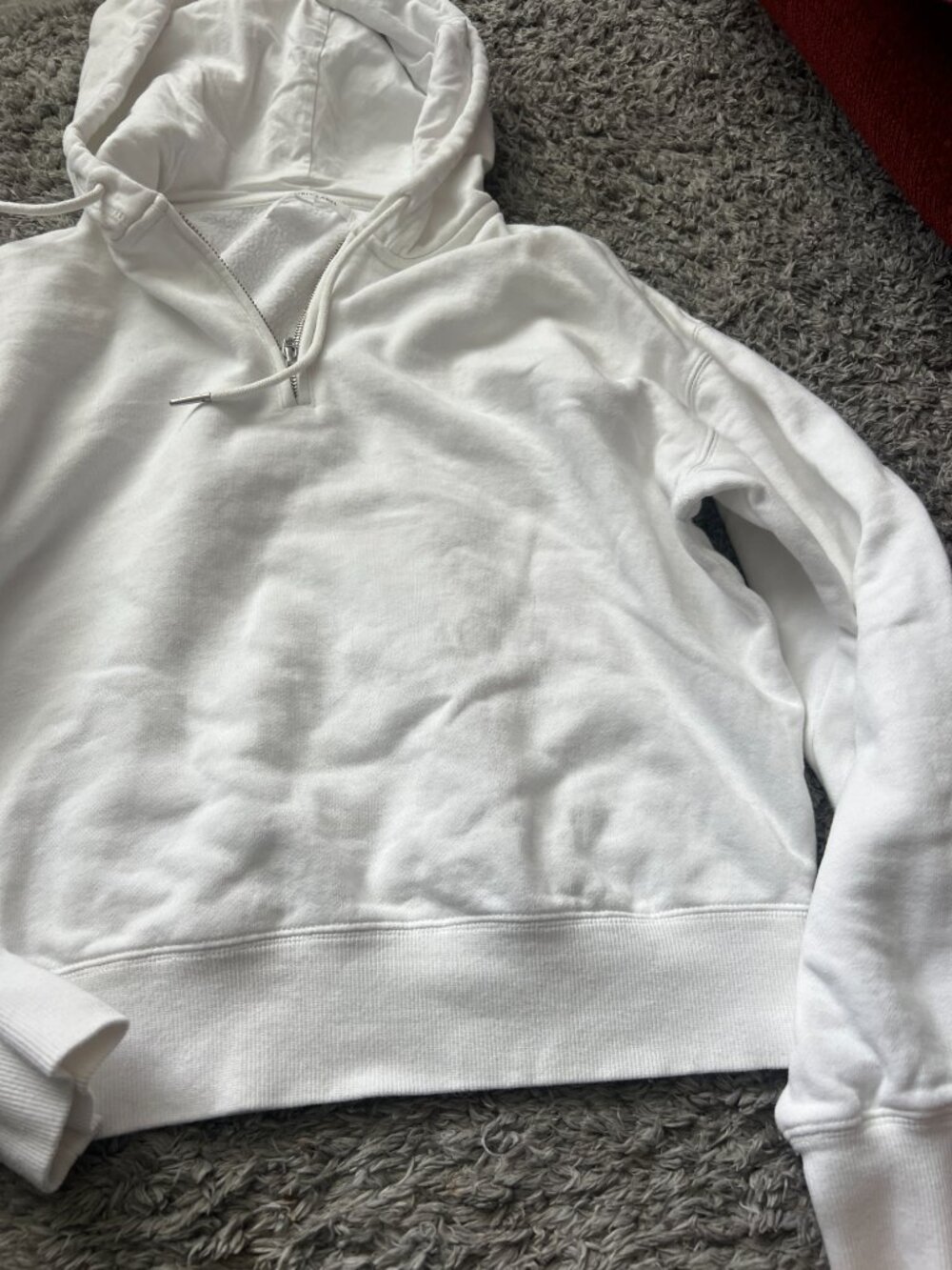 Assembly Label white hooded sweatshirt size XS - Picture 6 of 9